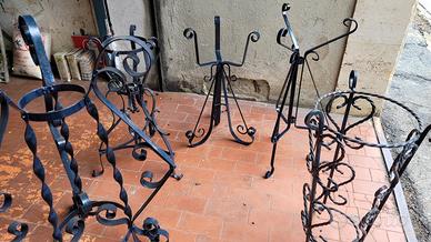 Portavasi metallo Ferro nuovi