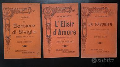 Barbiere di Siviglia,L'Elisir d'amore,La Favorita
