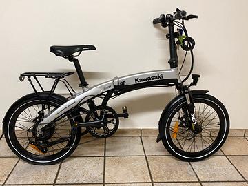Bici Kawasaki Elettrica Pieghevole Biciclette In vendita a Como