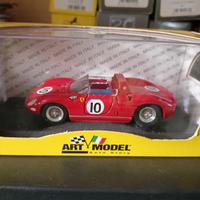 modellino FERRARI 250 P N10 DNF GP REIMS 1963 1:43