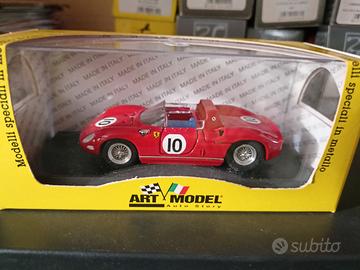 modellino FERRARI 250 P N10 DNF GP REIMS 1963 1:43