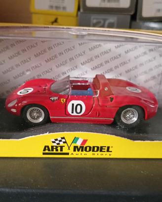 modellino FERRARI 250 P N10 DNF GP REIMS 1963 1:43