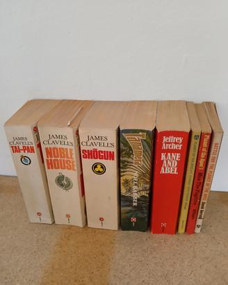 8 libri in inglese Clavell...