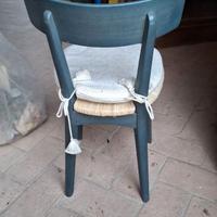 sedie vintage o bistrot con seduta in paglia