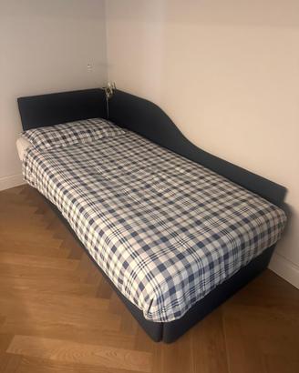 Letto singolo con letto estraibile