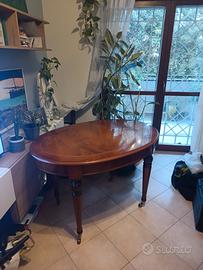 tavolo legno allungabile 80x120 legno massello 
