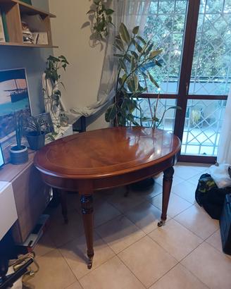 tavolo legno allungabile 80x120 legno massello 