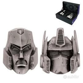 Set 2 Caschi in metallo Transformers Optimus Prime