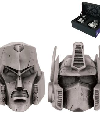 Set 2 Caschi in metallo Transformers Optimus Prime