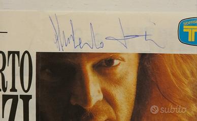 biglietto concerto autografato U.Tozzi