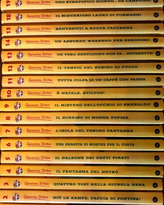 30 numeri di Geronimo Stilton + 4 volumi grandi