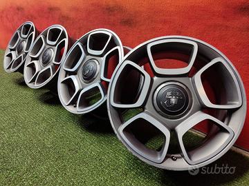 Cerchi Fiat 500 Abarth Originali 7J x 17 ET38 4x98