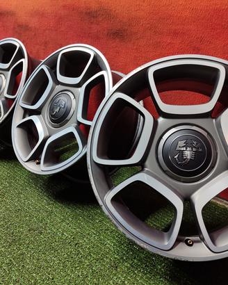 Cerchi Fiat 500 Abarth Originali 7J x 17 ET38 4x98