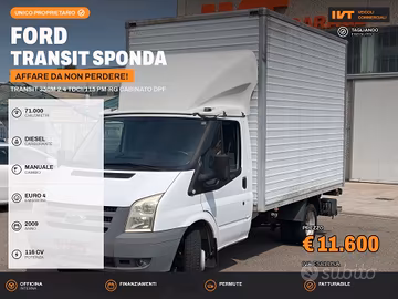 Ford Transit 2.4TDCi SPONDA 71000 KM Portata 950KG