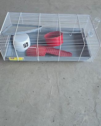 gabbia criceti 58 x 32 x 22 cm.