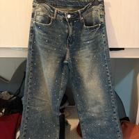 Jeans con brillantini