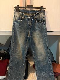 Jeans con brillantini