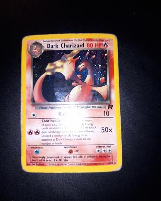 dark charizard 4/82 holo inglese carte pokemon