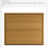 Porta sezionale Silvelox