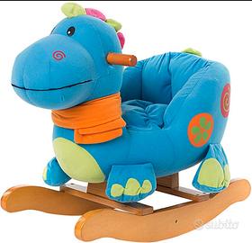 Dondolo Dinosauro Blu