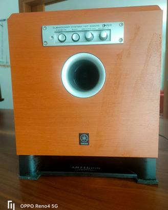 Yamaha YST-SW015 Subwoofer amplificato da 70 Watt,