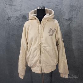 Felpa uomo NewJeans con zip  cappuccio – M – beige