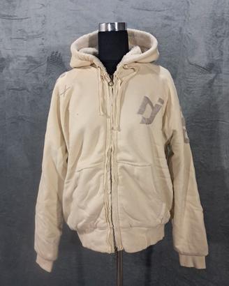Felpa uomo NewJeans con zip  cappuccio – M – beige