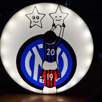 Lampada Inter “la seconda stella”