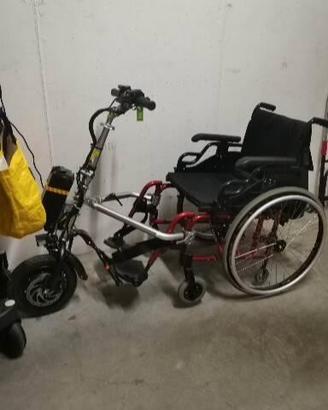 Motorino elettrico 500 wt per carrozzina disabili