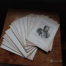 Savoia lotto stampe capi casata 73 pezzi (z)