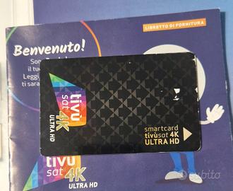 scheda  Tivùsat 4k nera