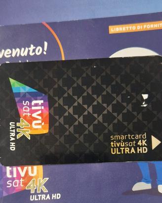 scheda  Tivùsat 4k nera