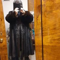 PELLICCIA VISONE FEMMINA ARTIGIANALE TAGLIA FORTE