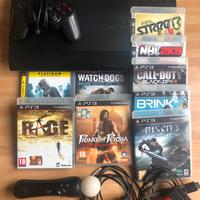 PlayStation 3 Slim + PS Move e 11 Giochi