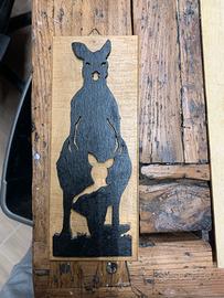 Canguro in legno