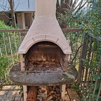 caminetto barbecue camino