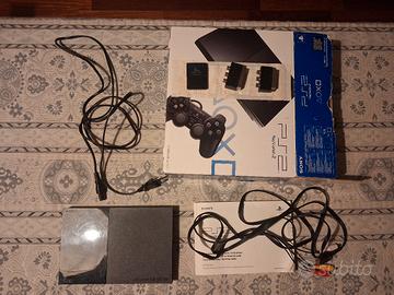 Play Station 2 + box memorycard RCA alimentazione 