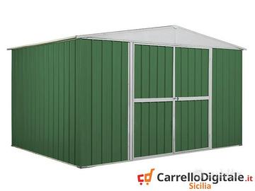 Box in lamiera di Acciaio 360x260cm 9mq verde