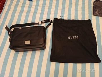 Borsa pelle uomo GUESS NUOVA con etichette