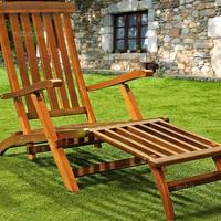 Sedia sdraio prendisole legno