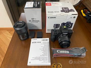 Canon M50 Canon efM 55-200