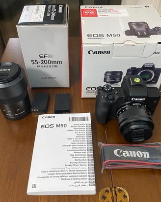 Canon M50 Canon efM 55-200