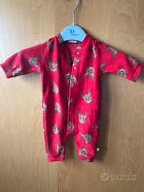 Tutina Benetton 1/3 mesi 56 cm con bottoni