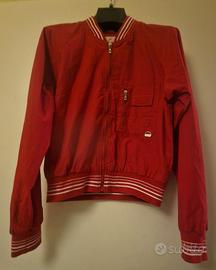 giubbotto bomber rosso