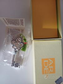 Decorazione casa, chiave in argento stilarte 