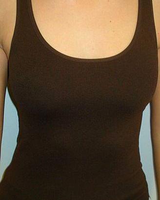 Lotto di 100 canotte con corpetto interno -MARRONE