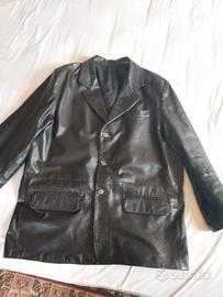 Giacca pelle nera