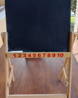 Lavagna con tavola numerica