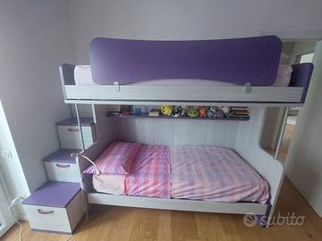 Letto a soppalco bambina