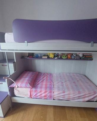 Letto a soppalco bambina